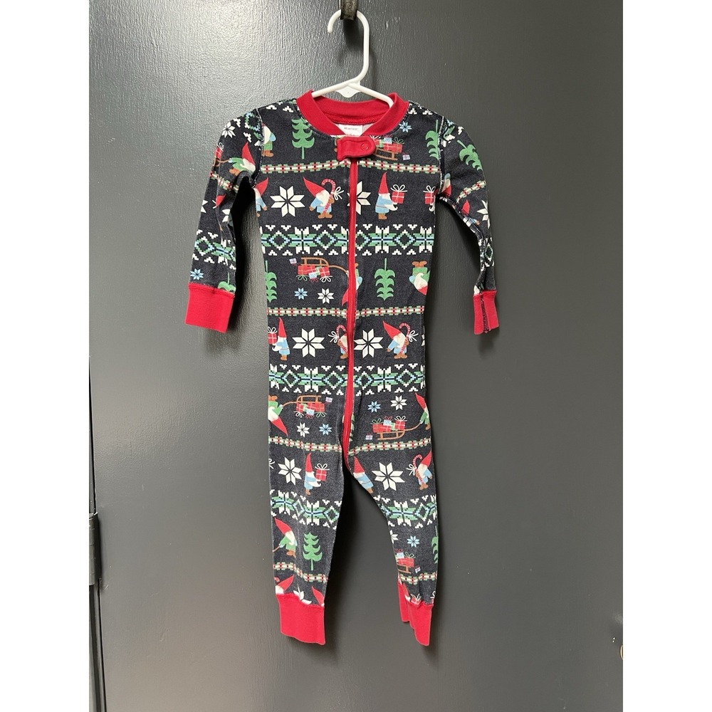 Hanna Andersson Sz 2T Pajamas Zippy Christmas Gnome